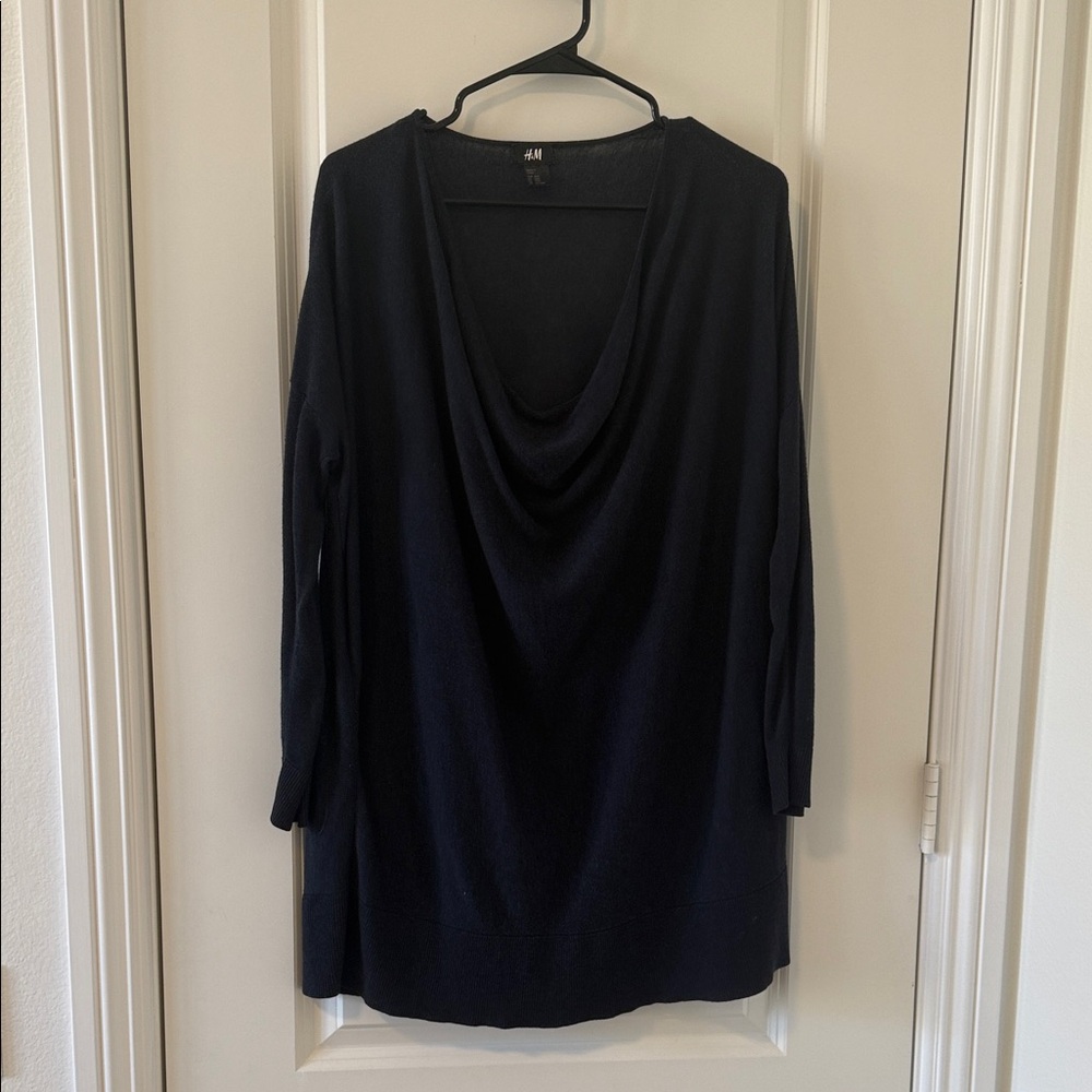 Bundle deal - 2 for $15 Women's Elegant Black Cowl Neck Sweater